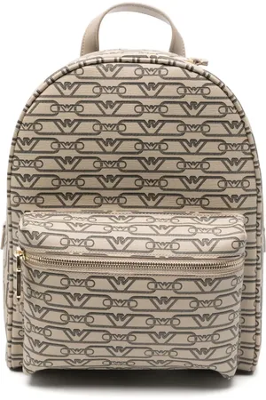 Emporio Armani Mini rygsæk med monogramtryk
