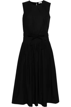 Moncler Plisseret midi taffeta-kjole