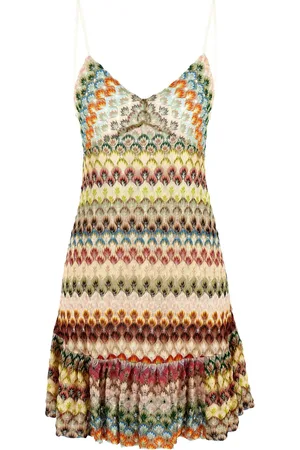 Missoni Kort kjole med blondedetalje