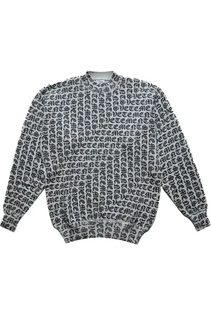 Vetements Gothic Monogram Grey sweater