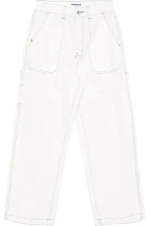 Chocoolate Arbejdsjeans med brede ben