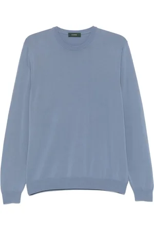 ZANONE Sweater i bomuld med rund hals