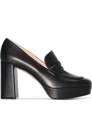 Gianvito Rossi 100mm loafers i læder med plateausål