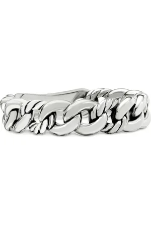 David Yurman Belmont Curb Link ring i sterlingsølv (5 mm)