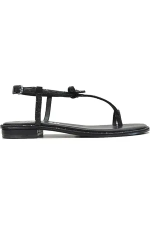 Bibi Lou Flade sandaler med rhinstenudsmykning