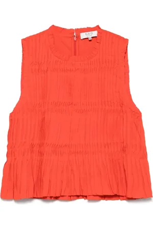 SEA Plisseret top