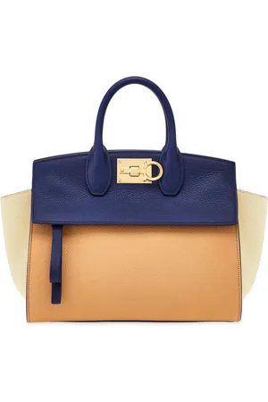 Salvatore Ferragamo Lille Studio tote i læder