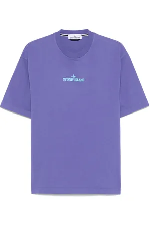 Stone Island T-shirt med præget logo
