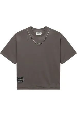 Musium Div. T-shirt med kædedetalje