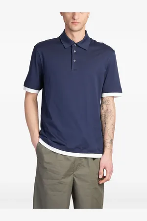 Roberto Collina Polo med kontrastkant