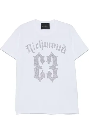 John Richmond T-shirt med krystallogo