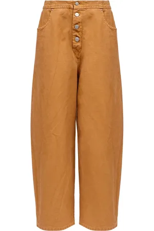 Maison Margiela Jeans med brede ben og knapper