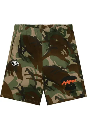 A Bathing Ape Træningsshorts med kamuflagetryk