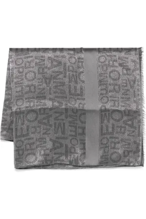 Emporio Armani Tørklæde i jacquard med logo