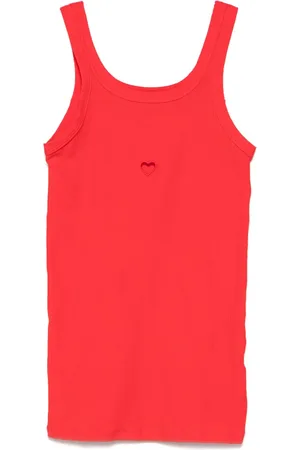Baserange Tanktop med hjerter