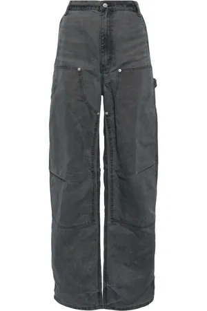 Alexander Wang Jeans med brede ben og mellemhøj talje