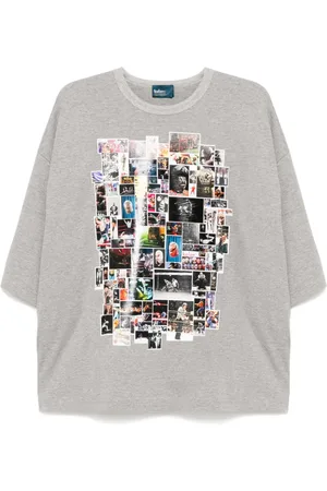 Kolor T-shirt med grafisk tryk