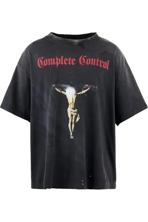 SAINT MXXXXXX T-shirt med slogantryk