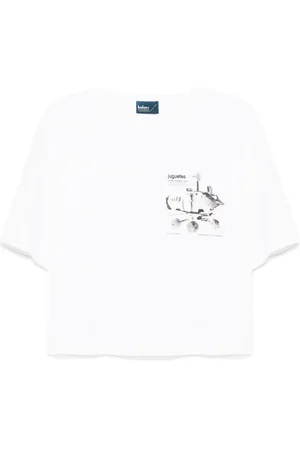 Kolor T-shirt med grafisk tryk