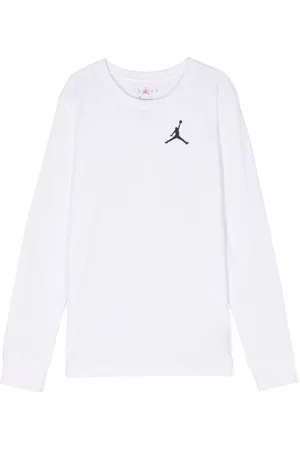 Jordan Langærmet T-shirt med Jumpman-broderi