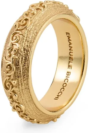EMANUELE BICOCCHI Ring med børstet finish