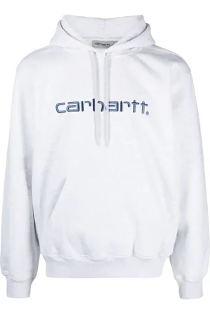 Carhartt Hættetrøje i jersey med broderet logo