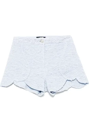 PATBO Shorts med papillon-jacquard og sommerfugl