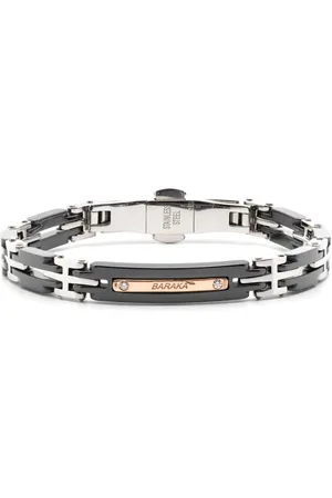 BARAKA Freetime armbånd med indgraveret logo og diamantdetalje