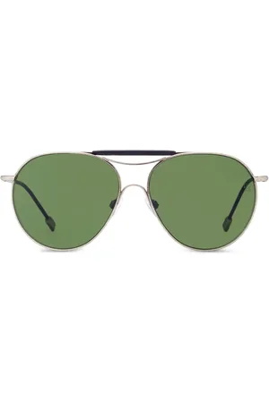 Ermenegildo Zegna Pilot-solbriller med metalstel