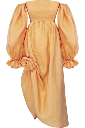 Sleeper Atlanta smock-kjole med off-the-shoulder-snit