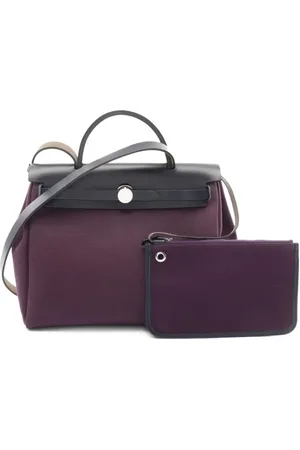 Hermès Tofarvet Herbag PM tote med lynlås fra 2019