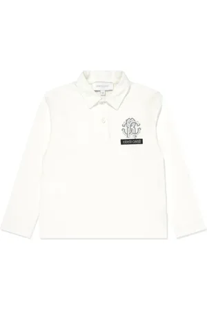Roberto Cavalli Polo med broderet logo