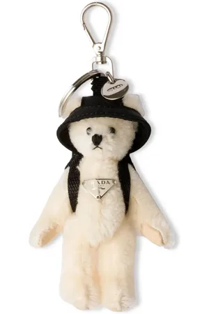 Prada Nøglering med bamse-vedhæng