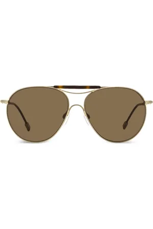 Ermenegildo Zegna Pilot-solbriller med metalstel