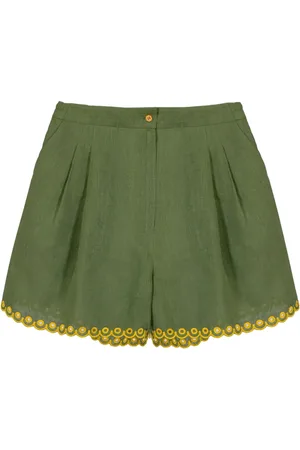 Sleeper Petra shorts med broderi