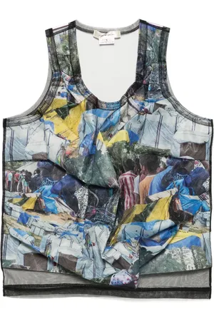 Comme des Garçons Graphic-print tank top