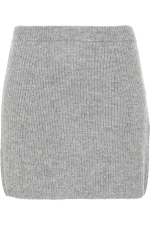 Sportmax Kort ribstrikket nederdel