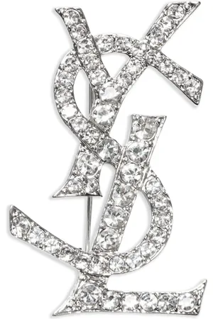 Saint Laurent Broche med Cassandre-logo fra 00