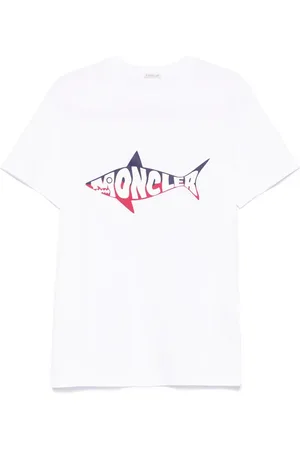 Moncler T-shirt med logotryk