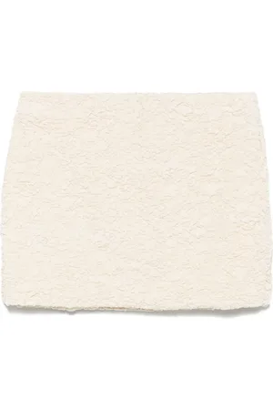 PATBO Kort nederdel i papillon-jacquard