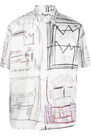 Etudes X Jean-Michel Basquiat skjorte med korte ærmer