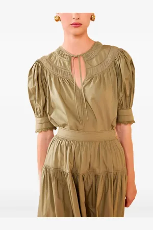ULLA JOHNSON Dylan bluse med løs pasform
