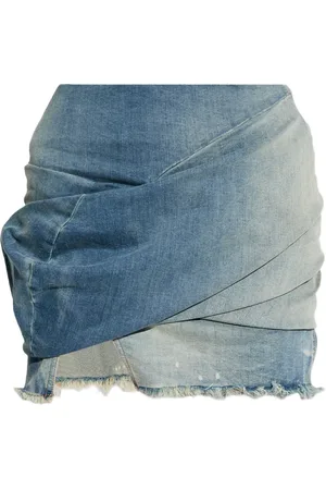 Rick Owens Kort nederdel med snoet detalje