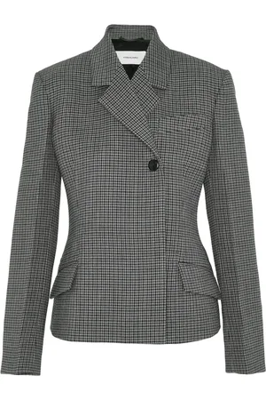 Salvatore Ferragamo Dobbeltradet blazer med shepherd