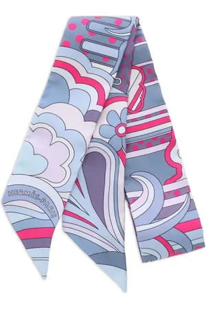 Hermès Twilly Faubourg regnbuefarvet tørklæde fra 2010
