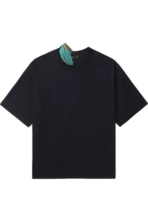 Kolor T-shirt med rund hals