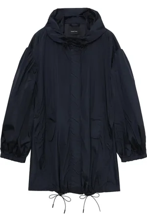 Simone Rocha Trapezformet parka med stolpelukning og knapper