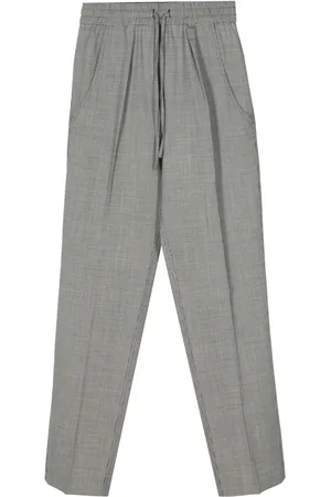 Isabel Marant Liska bukser med smalle ben og houndstooth-mønster