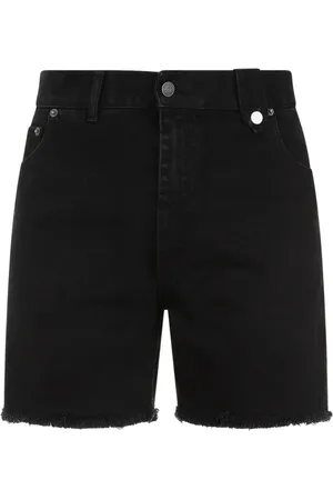 EgonLab Denimshorts med frynset kant