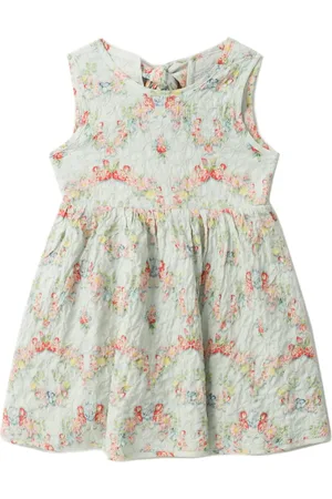 RASPBERRY PLUM Kjole med blomstertryk og A-snit